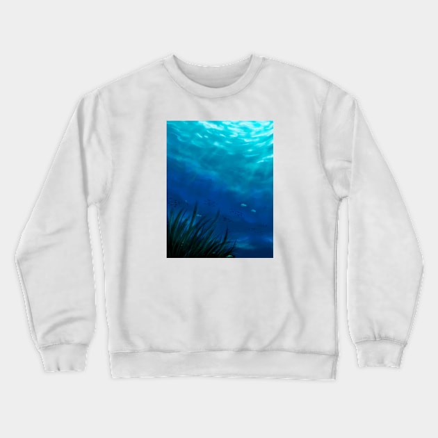 Under the sea Crewneck Sweatshirt by Velvet